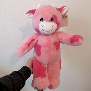 Build a bear strawberry cow new